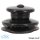 LOXX® Oberteil große Kappe Heavy Duty - Messing Schwarzchrom